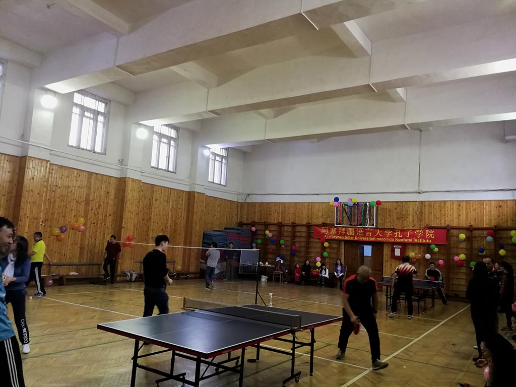 A New Year Tournament of Chinese Friendship was held at Azerbaijan University of Languages