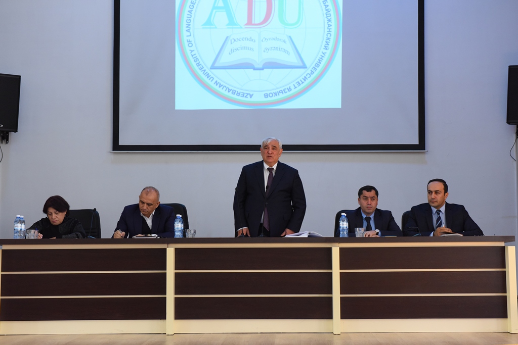 The Teaching Staff and Students of Azerbaijan University of Languages Expressed their Gratitude to the President of the Republic of Azerbaijan