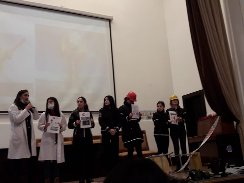 An Event Dedicated to the International Day of Civil Defense was Held at Azerbaijan University of Languages