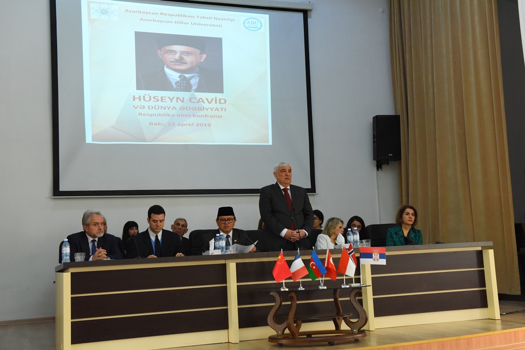 Scientific Conference  at Azerbaijan University of Languages on the Topic “Hüseyn Cavid” and the World Literature”