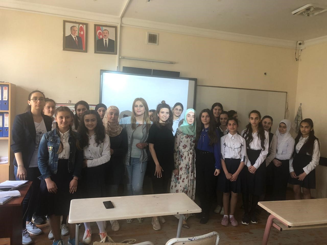 The Students of Azerbaijan University of Languages Gave Trainings in Maştağa