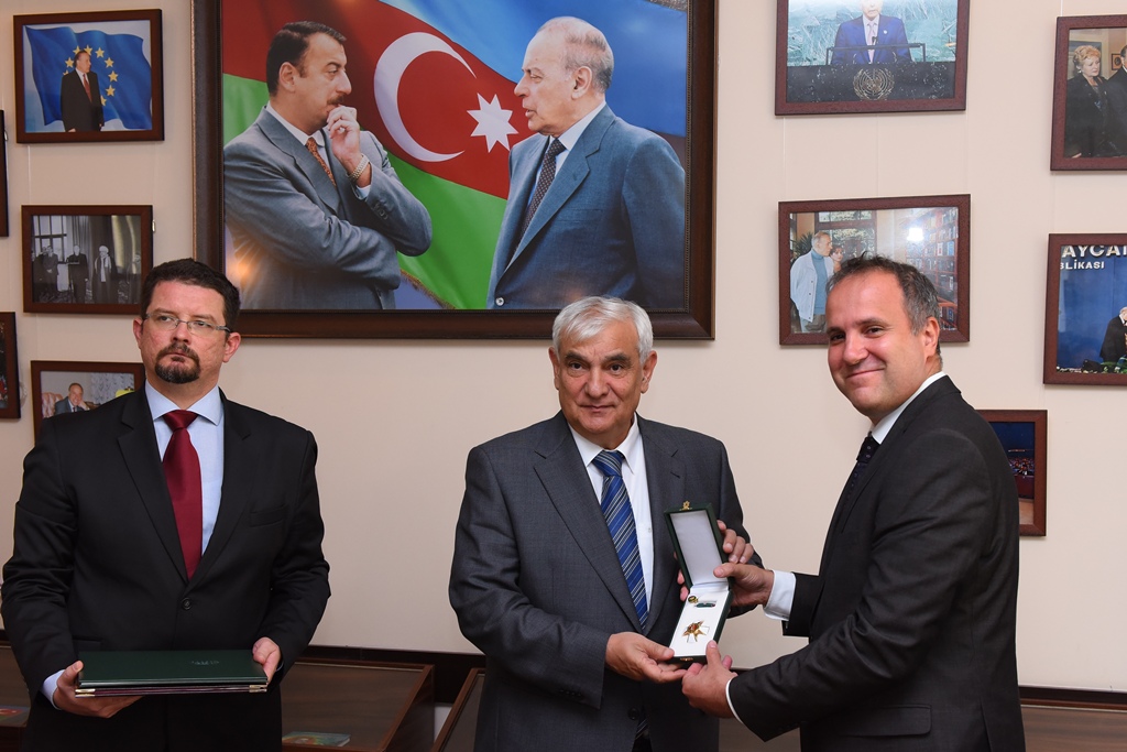 President of Hungary awarded Kamal Abdullayev with highest Order