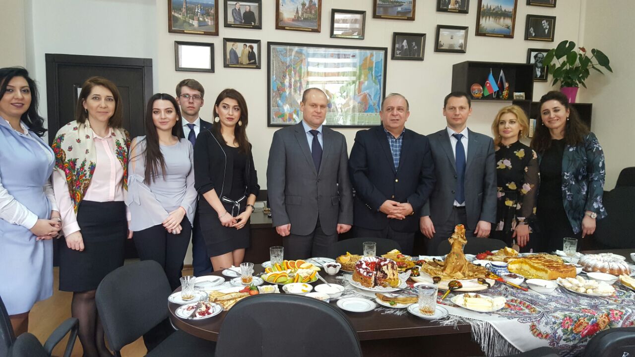 Праздник масленицы в НИЛ «Центра Россиеведения» Азербайджанского университета языков