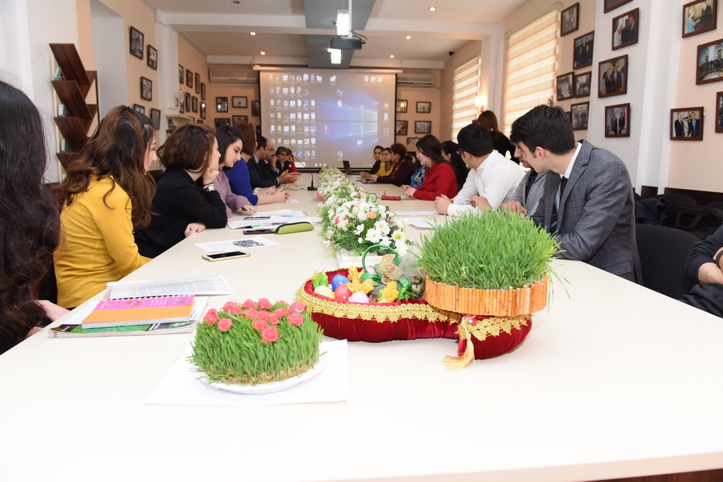 ADU-da “Novruz - milli bayramımız” adlı dəyirmi masa təşkil olunub