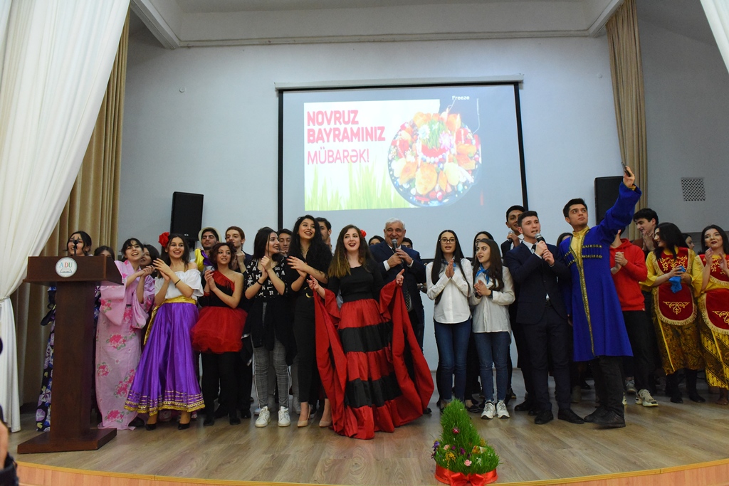 ADU-da təntənəli “Multikultural Novruz bayramı” tədbiri keçirilib