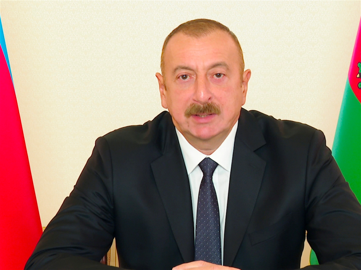 Президент Азербайджана Ильхам Алиев обратился к народу  