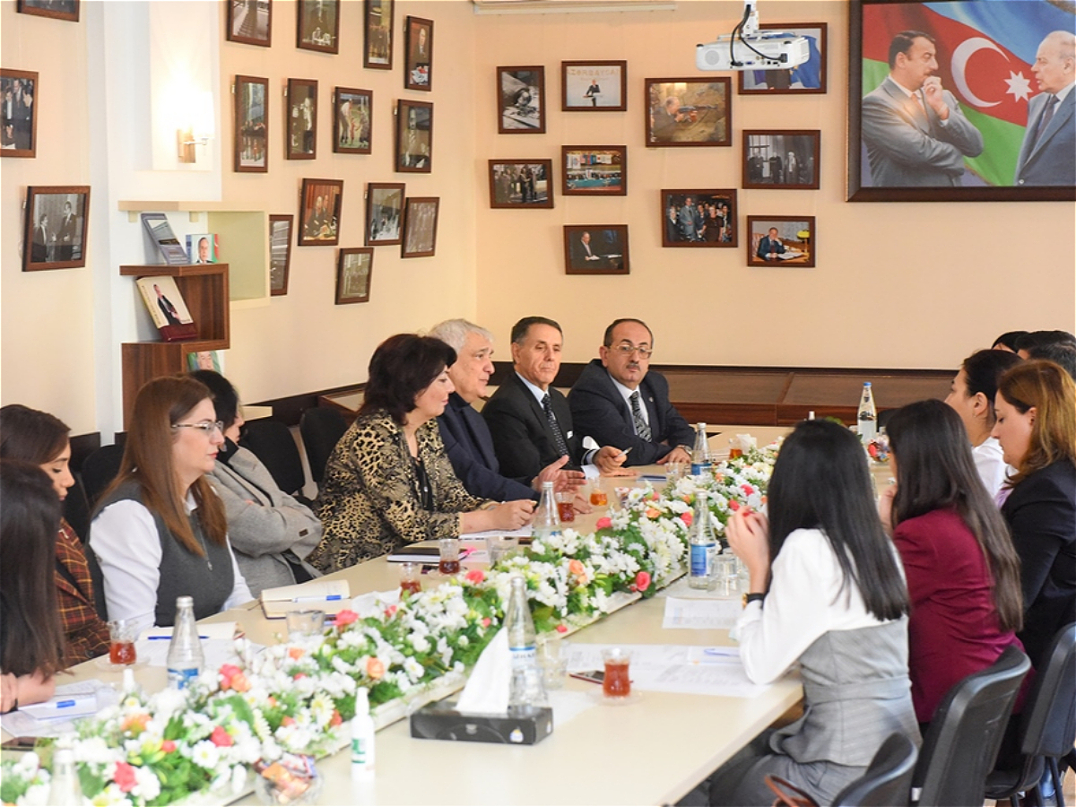  Academician Kamal Abdullah met with the Director of the Azerbaijan Education Institute