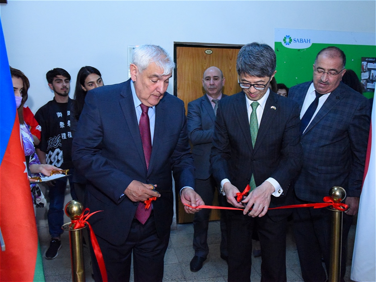 В Азербайджанском университете языков открылся новый кабинет Японского исследовательского центра