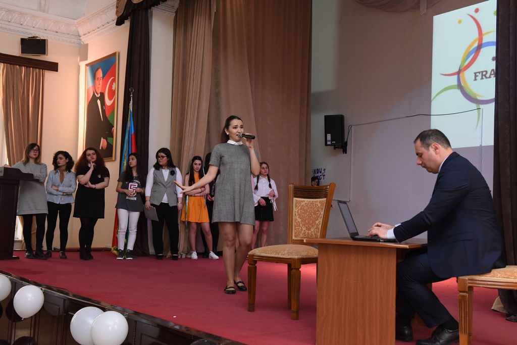 В Азербайджанском университете языков состоялось мероприятие под названием «Праздник франкофонии»