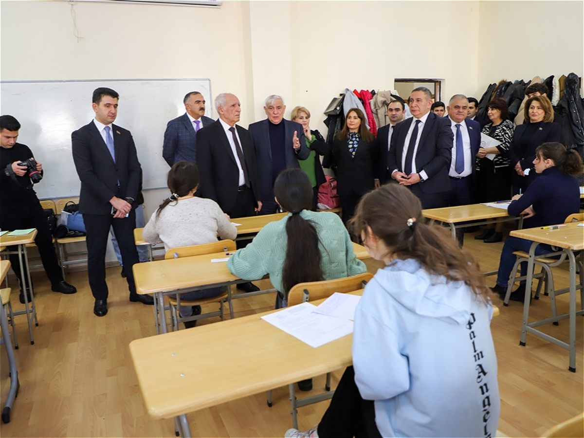 Azerbaijan University of Languages organized a media tour to monitor the exam session