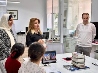 Tərcüməçi Ramin Abasov ADU-nun qonağı olub