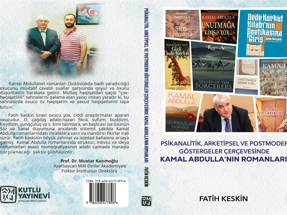 Türkiyədə Kamal Abdullanın yaradıcılığına həsr olunan kitab işıq üzü görüb