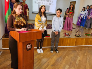 ADU-nun pedaqoji təcrübədə olan tələbələri Novruz şənliyi keçiriblər