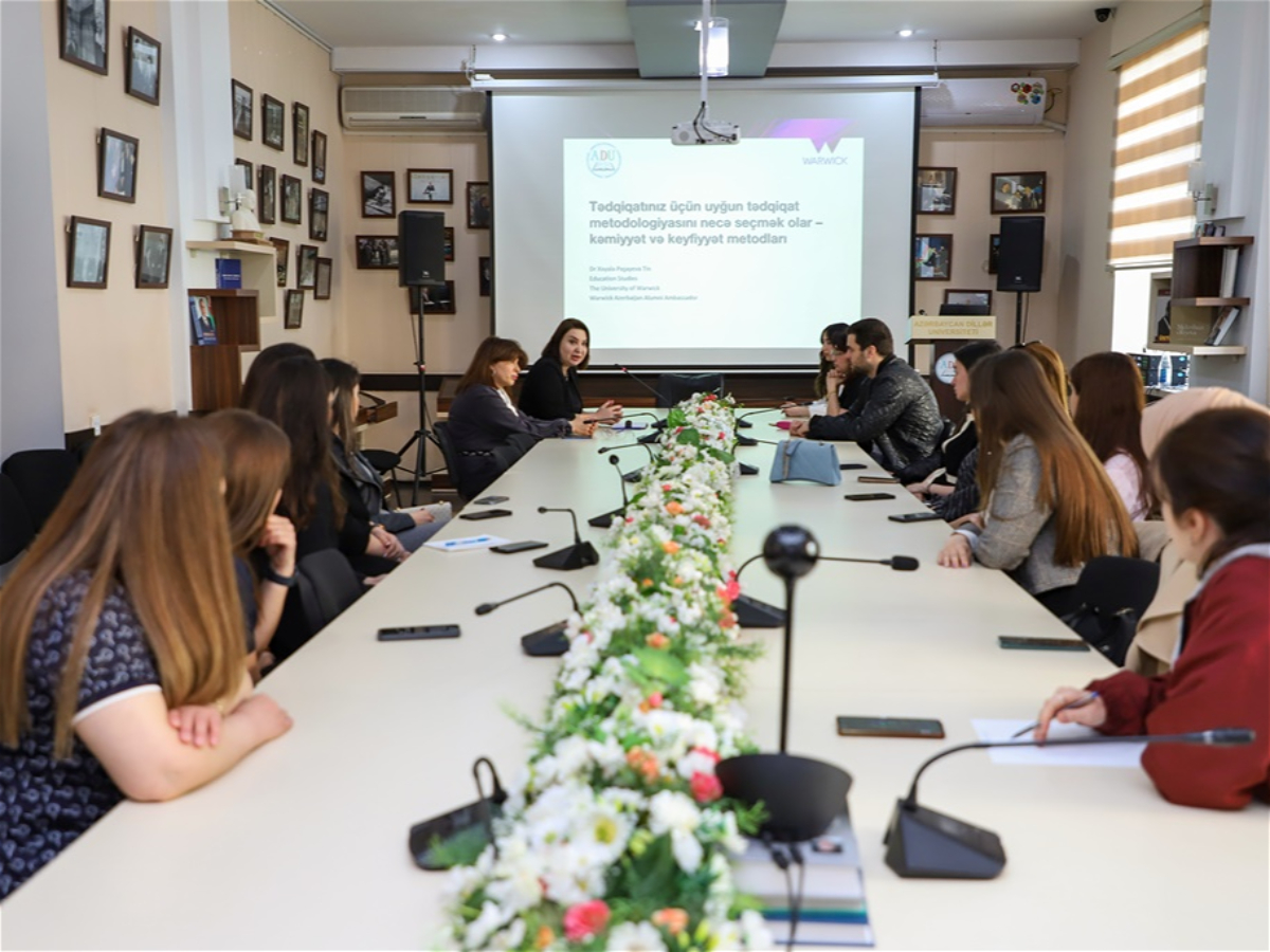 ADU-da gənc tədqiqatçılar üçün elmi seminarlar keçirilib