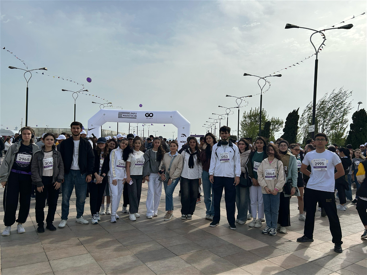 Tələbələr “Bakı Marafonu 2025”də iştirak ediblər