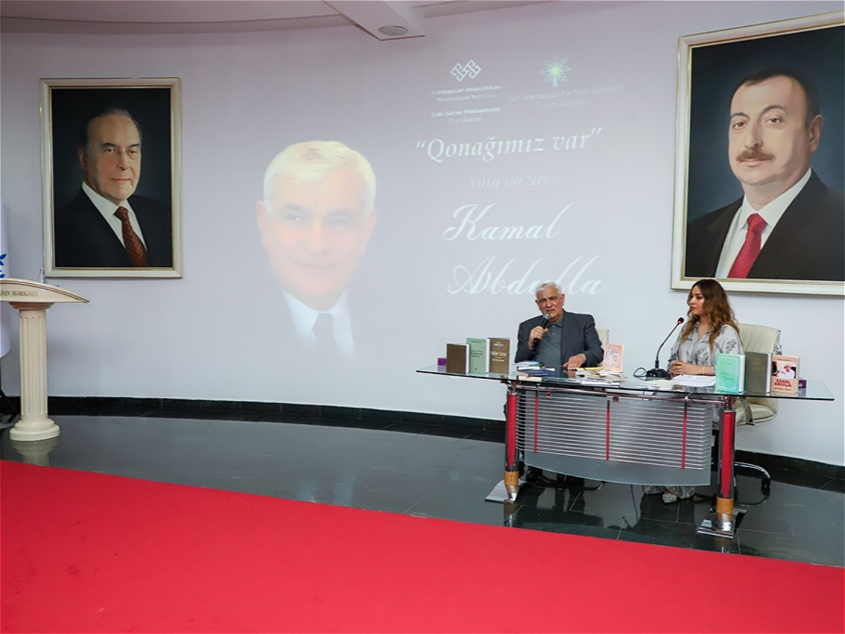 A meeting with Kamal Abdulla was held at the Heydar Aliyev Center of Surakhan district